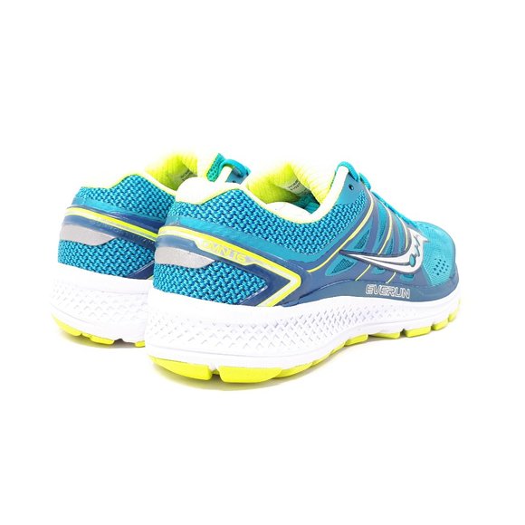 NEW Saucony Omni 16 Teal Citron Stability Running Shoe Sneaker Women's Size 7 US - Picture 5 of 12
